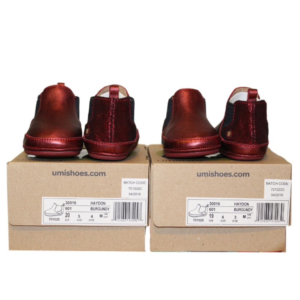 Umi Kids Haydon Boots Soft Leather in Gift Box - Picture 7 of 8